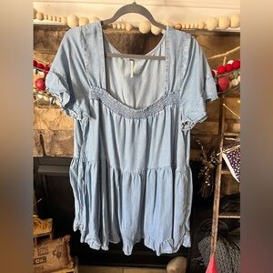 Free People Babydoll tunic size XL.